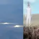 Over A Purported Tall, White Alien Base, Three Bright Ufos Were Spotted And Captured On Camera.