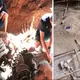Ancient Giant Skeletons Of A Human And A Snake Are Discovered In A Cave In Thailand