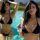 Kylie Jenner Rocks Tiny Black Bikini As She Takes A Dip In Her Swimming Pool