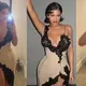 Kylie Jenner matches with daughter Stormi, four, in gold and black Thierry Mugler gowns for blowout Kardashian Christmas Eve bash