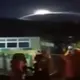 Hundreds of residents in Indonesia witnessed a massive UFO.