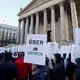 Uber drivers strike in New York City after pay increase temporarily blocked