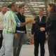 Video: Wolff, Hamilton and Russell tour Mercedes engine factory