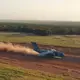 Brazilian Air Force Embraer C-390 Millennium military transport aircraft gravel runway testing