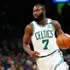 Jaylen Brown injury update: Celtics star to miss 'probably a week or two' with right adductor strain