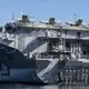 13 trillion dollars There is space for hundreds of planes on the largest aircraft carrier in the world, the USS Gerald R. Ford