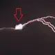 Lightning strikes UFO over Corsica