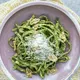 Kale Pesto Pasta with Walnuts – Alison Mountford