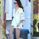 Kendall Jenner shows off her long legs and toned midriff in series of revealing outfits during pH๏τo shoot