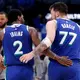Luka Doncic, Kyrie Irving combine for 82 points in Mavericks' proof-of-concept win over 76ers