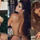 Demi Rose parades cleavage as she strips to lace lingerie for sultry mirror selfie