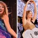‘She’s after an olympic medal : Taylor Swift leaves fans in awe as she DIVES head first into the stage and ‘swims’ during the first performances of her Eras tour