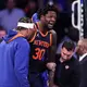 Julius Randle injury update: Knicks star leaves game vs. Heat with sprained ankle