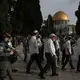 Tensions build around Jerusalem shrine after Syria rockets