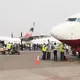 Nigerian airport workers go on strike; travelers stranded