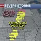 Tornado watch issued throughout 6 states in the Heartland