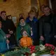 Relatives bury children killed in Russian missile attack