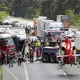 1 dead, 59 injured in in crash between bus and truck in western Slovakia