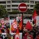 France pension protest held on outskirts of Cannes Film Festival