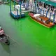 Mystery behind bright green water in Venice Canal solved, officials say