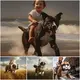 Joy and laughter fill the room as viewers are ѕᴜгргіѕed by the adorable scenes of kids riding dogs.