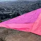 San Francisco displays the largest ever pink triangle for Pride month in a stand against pushback