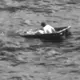 Man rescued from partially submerged jon boat after more than 24 hours out at sea