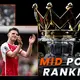 Premier League midfielders - 2023/24 power rankings