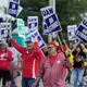 The strike by auto workers is entering its 4th day with no signs that a breakthrough is near