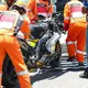 Bezzecchi ‘burnt my ass to save my arms’ in MotoGP practice crash days after surgery