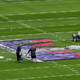 This is the state of the field at Allegiant Stadium ahead of Super Bowl LVIII