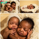 XS. Embracing Sweetness: A Look at the Unique Bond Between Three Black Babies. ‎  XS
