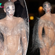 Julia Fox enters her ‘pop star era’ in see-through sequined catsuit and silver face paint at Mugler show