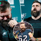 Eagles center Jason Kelce sobs as he announces retirement from NFL after 13 seasons: ‘I don’t know what’s next’