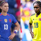 Alex Morgan goes up against Linda Caicedo in a battle of two generations