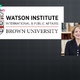 Wendy Schiller will be interim director of Brown’s Watson Institute – Edward Steinfeld leaves in June