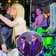 Tori Spelling gives ex Dean McDermott’s girlfriend, Lily Calo, a hug and kiss during amicable arcade outing