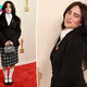 Billie Eilish wraps up awards season in a Chanel schoolgirl look on Oscars 2024 red carpet