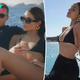 Olivia Culpo stuns in black bikini during St. Barts trip with fiancé Christian McCaffrey: ‘Vacation mode’