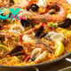 4t.Spanish Paella – dish originating from Valencia and extremely simple to make