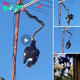 Terrifying moment python pounces on a large bird and enjoys a meal on a string while dangling from a TV antenna ‎