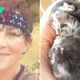 Newborn Kitten Falling From The Sky Saved By Woman Jogger