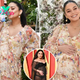 Pregnant Vanessa Hudgens rocks a floaty floral look after debuting her bump on the Oscars red carpet
