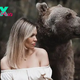 SV The brown bear decided to become a model after being criticized for clinging to its adoptive parents for 25 years, then rose to social media stardom in Russia.