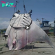 American fishermen unintentionally ensnared an enormous 27-foot stingray equipped with a potent 650-volt electric discharge while fishing, trapping it in their nets.