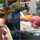 A mother reveals the impressive size of her son at birth