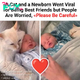 A Cat and a Newborn Went Viral for Being Best Friends but People Are Worried, «Please Be Careful»
