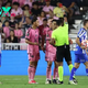 Why did David Ruiz receive three yellow cards for Inter Miami against Monterrey?