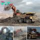 nhatanh. Hitachi 2500 Excavator Loading Komatsu and Caterpillar Dump Trucks ~ Mining Movies (Video)