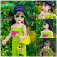 Radiant in banana green outfits: BABY RELA’s vibrant street style